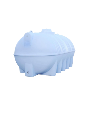 صورة خزان مياه بلاستيك سعة 6000 لتر مرجان المهيدب بولي ايثيلين أفقي