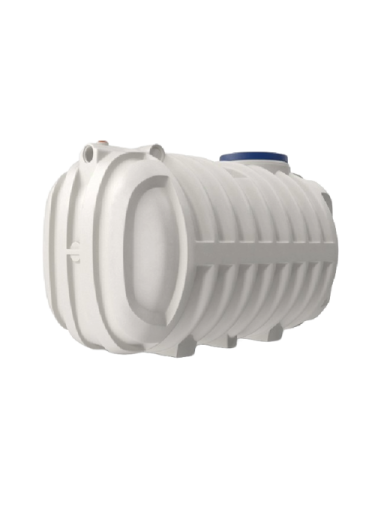 صورة خزان صرف صحي الحسيني أفقي فيبر جلاس فوق الارض سعة 7000 لتر