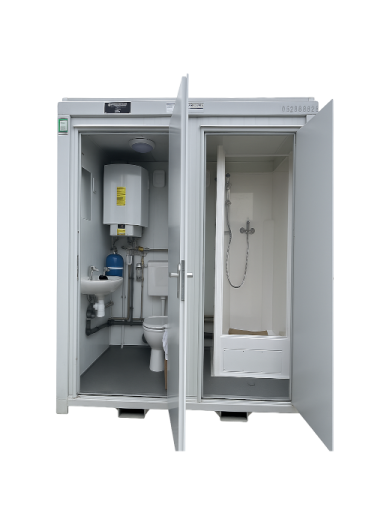 صورة شاور كبين حمام متنقل فيبرجلاس 2 كبينة