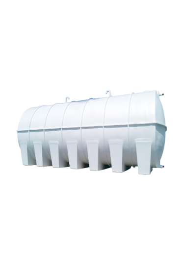 صورة خزان مياه سعة 2000 لتر مرجان المهيدب فيبر جلاس أفقي