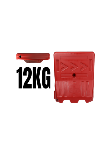 image of Plastic Traffic Barrier Size 1X1 Meter Weight 12 Kg