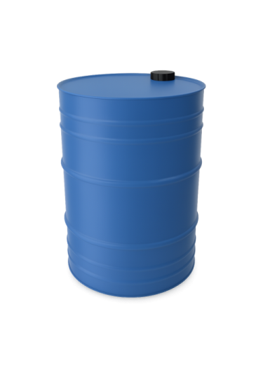 صورة برميل حديد أزرق مفتوح سعة 208 لتر سماكه 0.9 مم