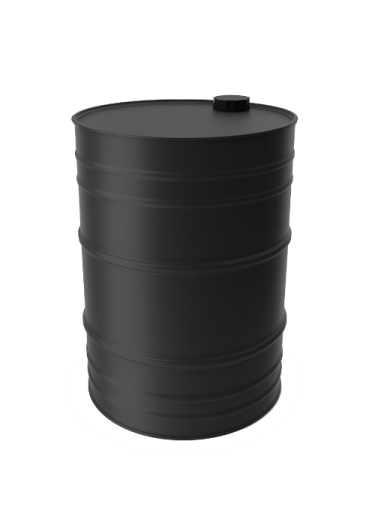 صورة برميل حديد أسود سعة 50 لتر سماكه 0.9 مم