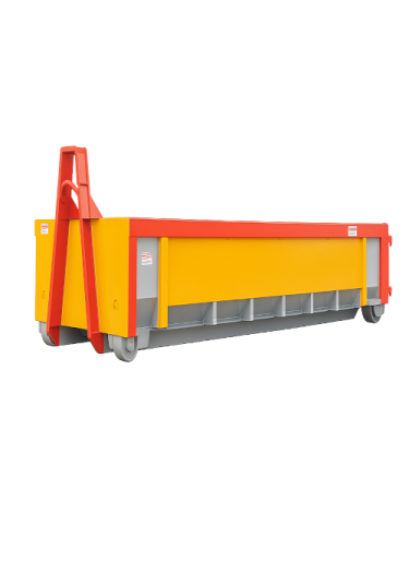 صورة حاوية حديد 30 ياردة غطاء